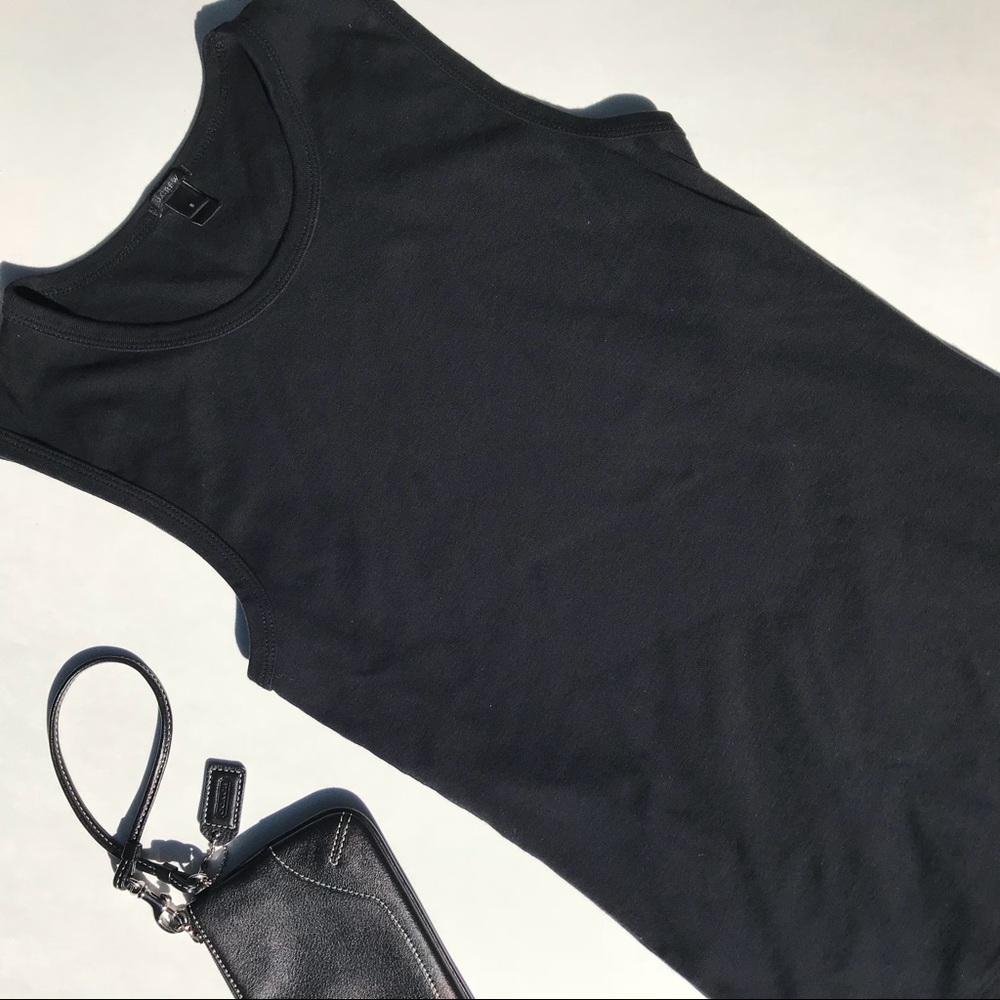 J.Crew basics crew neck sleeveless T-shirt tank am